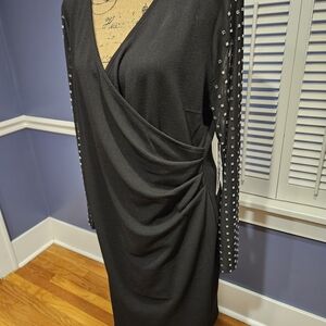 Almost Famous Black Long Sleeve Dress